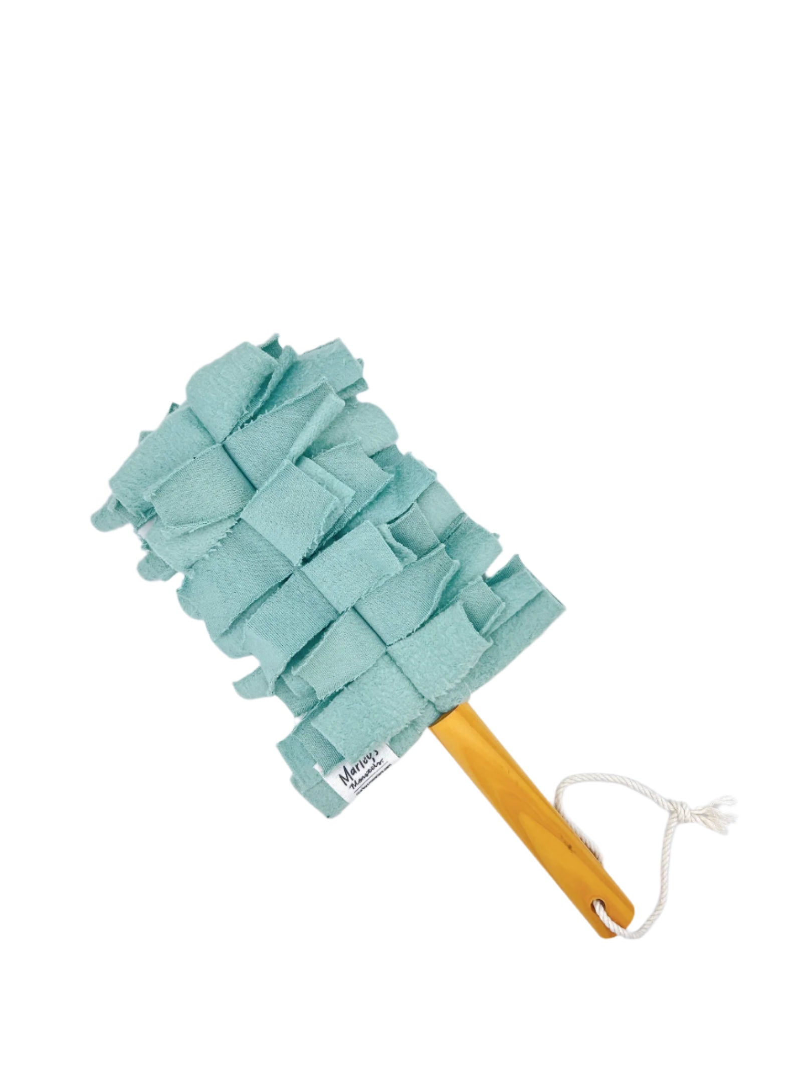 Marley's Monsters Reusable Duster is a washable, eco-friendly alternative to disposable dusters. Made from soft cotton, it traps dust effectively for a zero-waste clean.