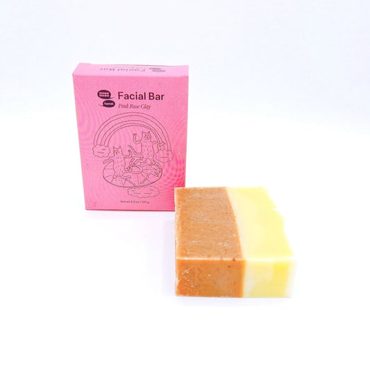 Meow Meow Tweet facial bar is a gentle and natural soap bar that cleanses and nourishes your skin, leaving it soft and refreshed.
