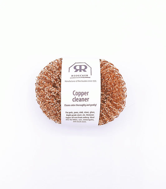 Durable, eco-friendly copper cleaning pads designed for scrubbing tough stains and residue from cookware and surfaces.