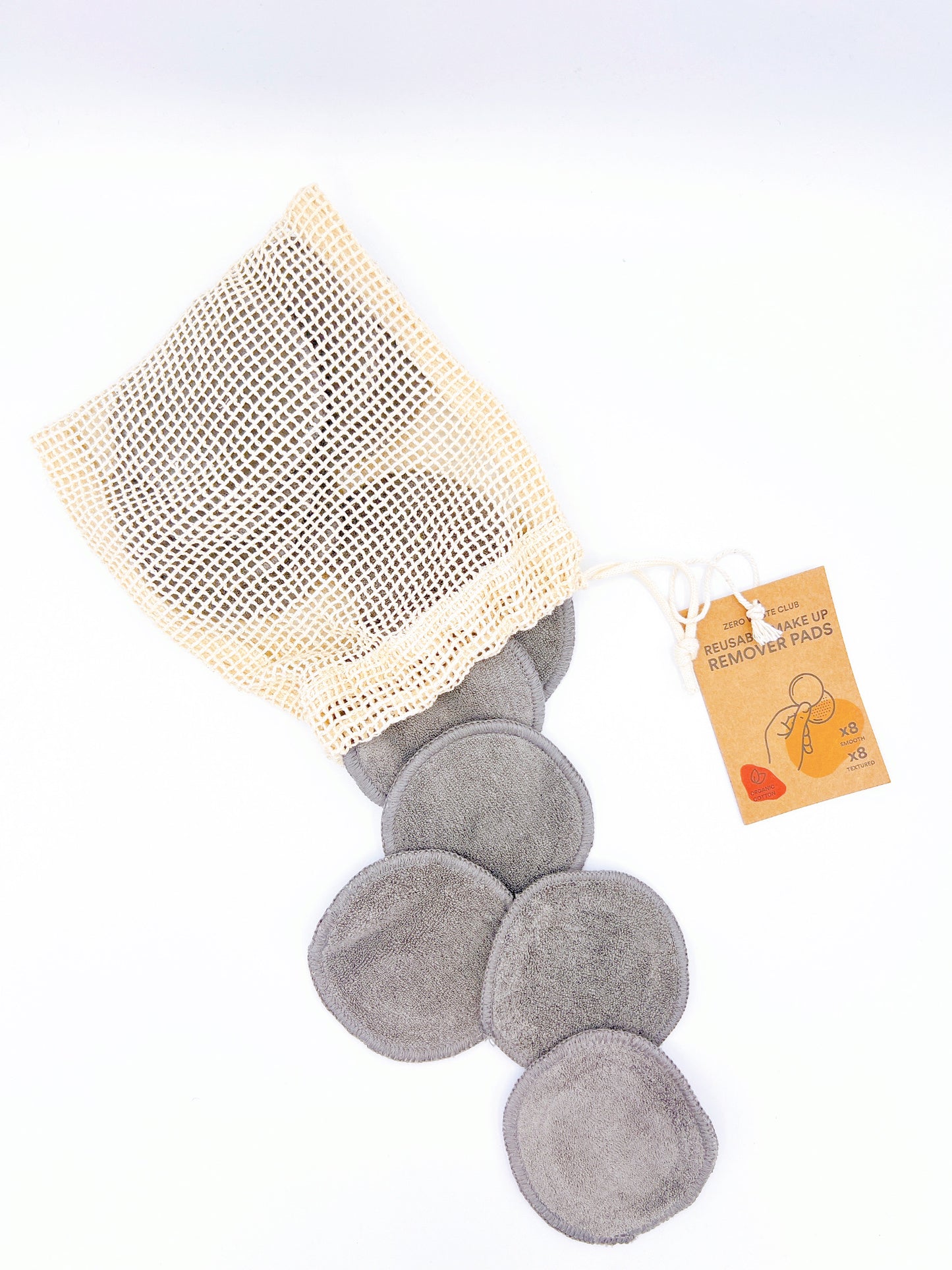 Soft, eco-friendly pads for gentle makeup removal. Reusable and washable, perfect for a zero-waste skincare routine.