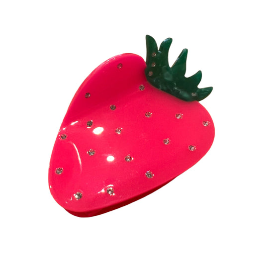 Centinelle Strawberry Hair Claw - stylish and durable cellulose acetate hair clip in a sleek design, perfect for all hair types. Eco-friendly and ideal for everyday use.