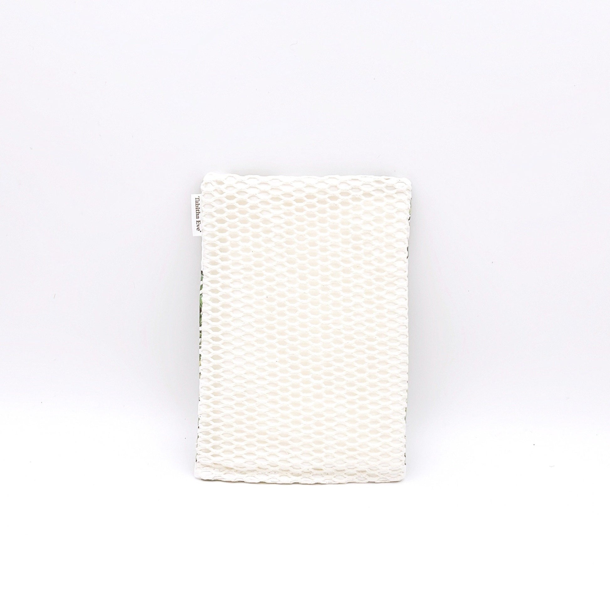 Eco-friendly Kitchen None Sponge with a soft cloth side and a textured layer, ideal for reusable dishwashing and cleaning.