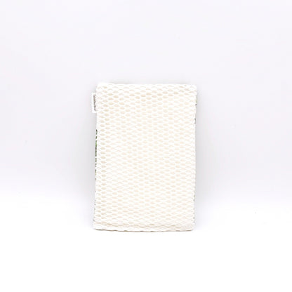 Eco-friendly Kitchen None Sponge with a soft cloth side and a textured layer, ideal for reusable dishwashing and cleaning.