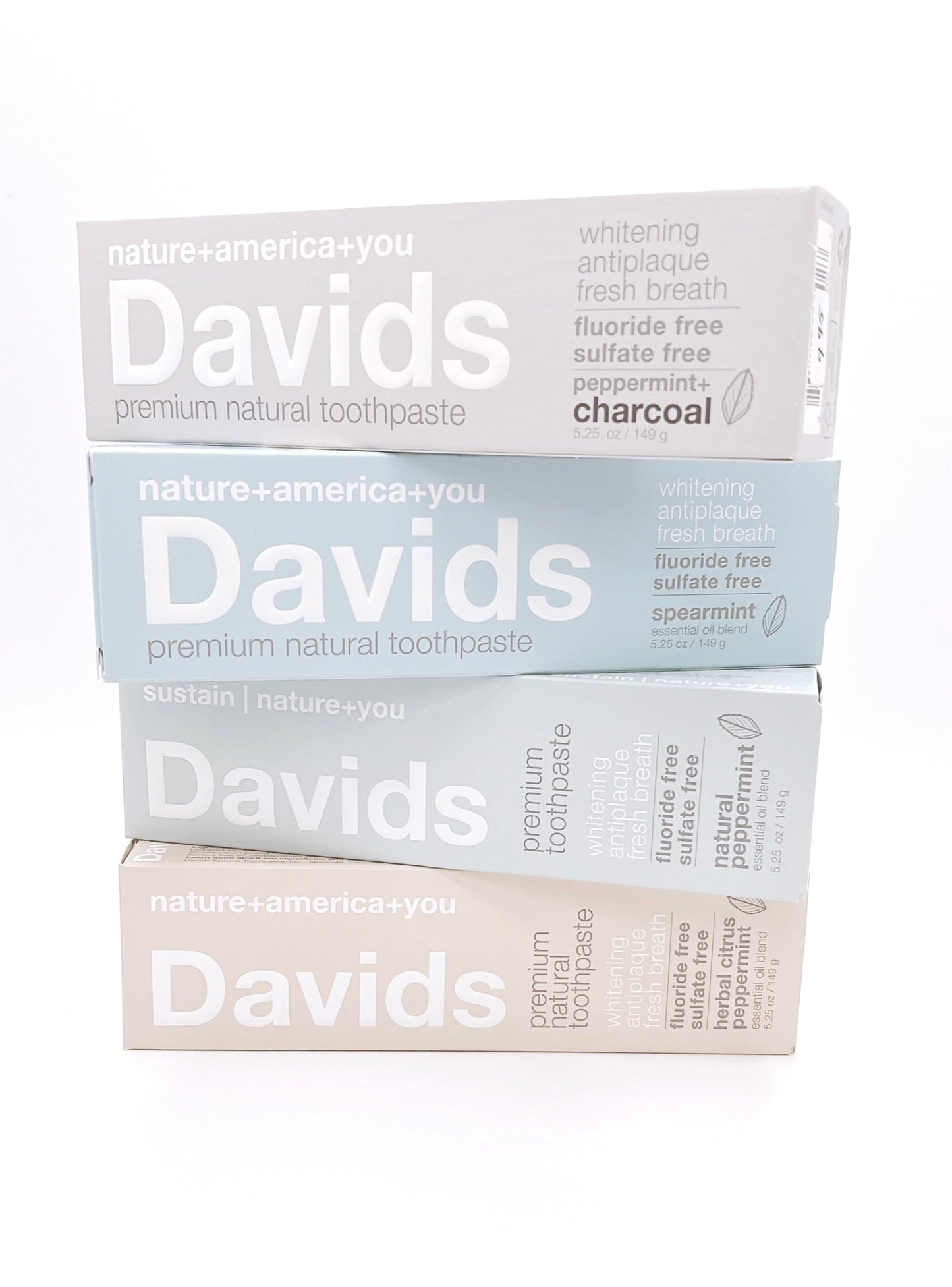 Davids Toothpaste, natural and fluoride-free, for fresh breath and clean teeth. Ideal for daily dental care and eco-friendly hygiene.