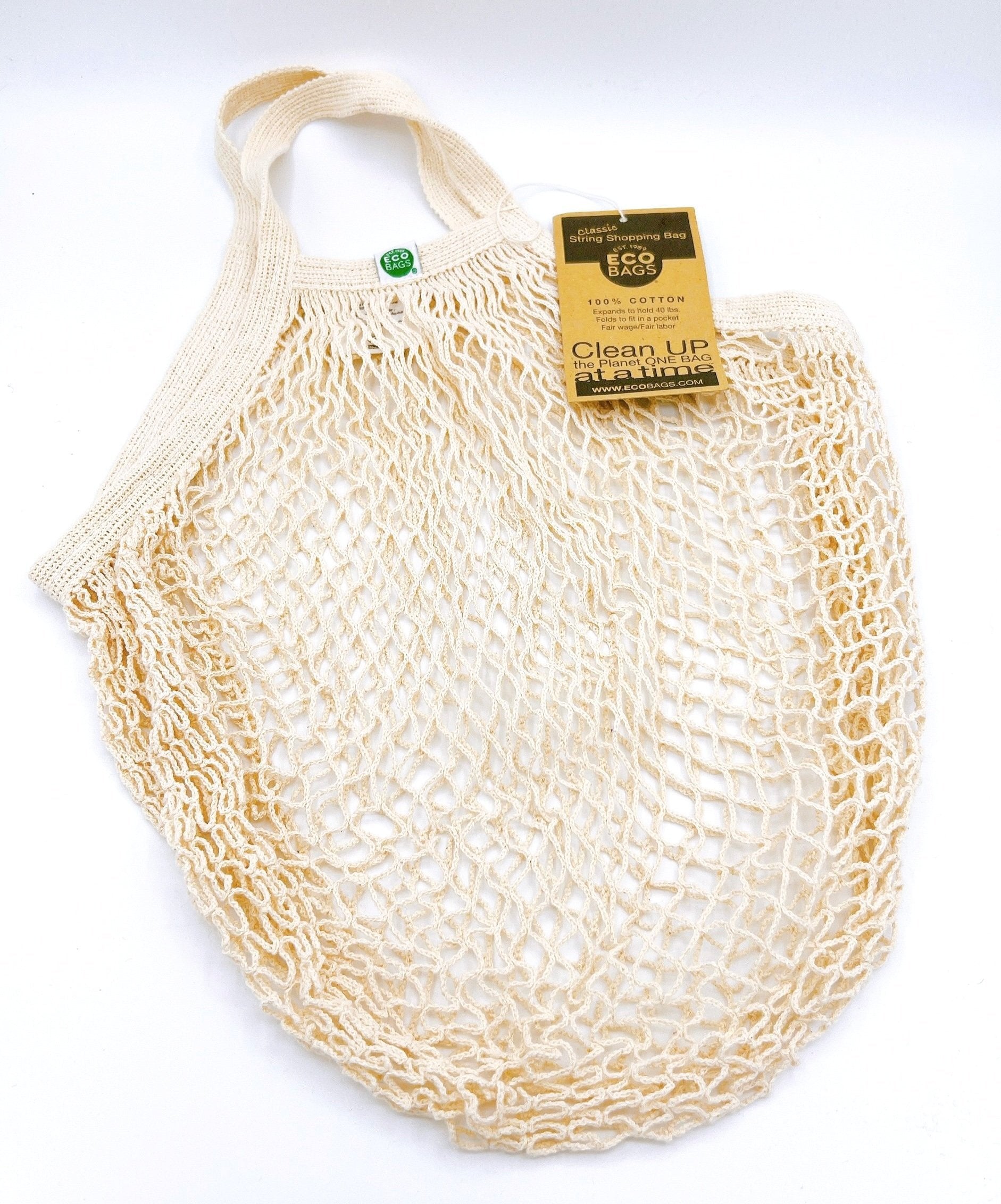 EcoBags Cotton String Bag Mudd House Mercantile