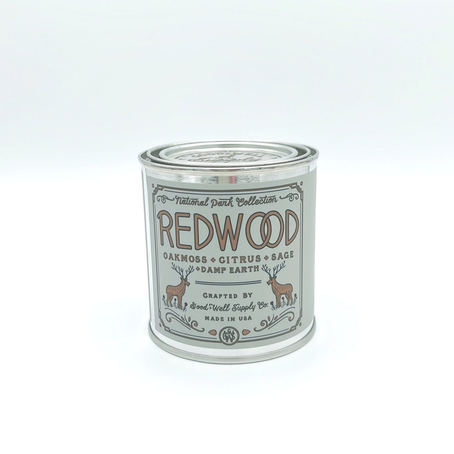 Eco-friendly, clean-burning, lead-free wick candle. Scent inspired by national parks, long-lasting aroma.