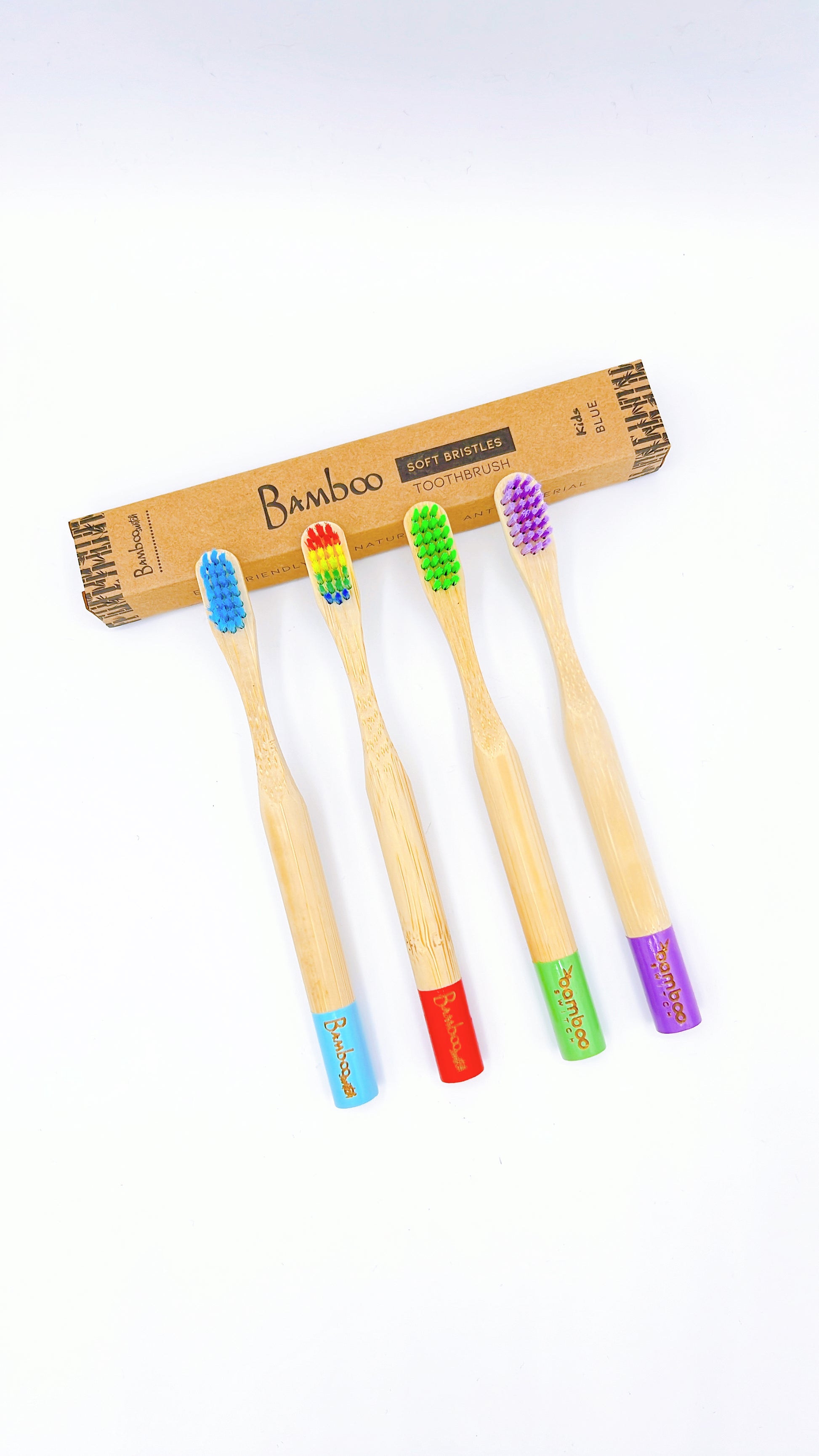 Eco-friendly, compostable, with soft bristles for gentle brushing. Ideal for sustainable oral care for children.