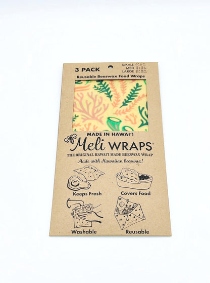 Reusable, eco-friendly beeswax wraps perfect for covering food and keeping it fresh, reducing the need for single-use plastic.