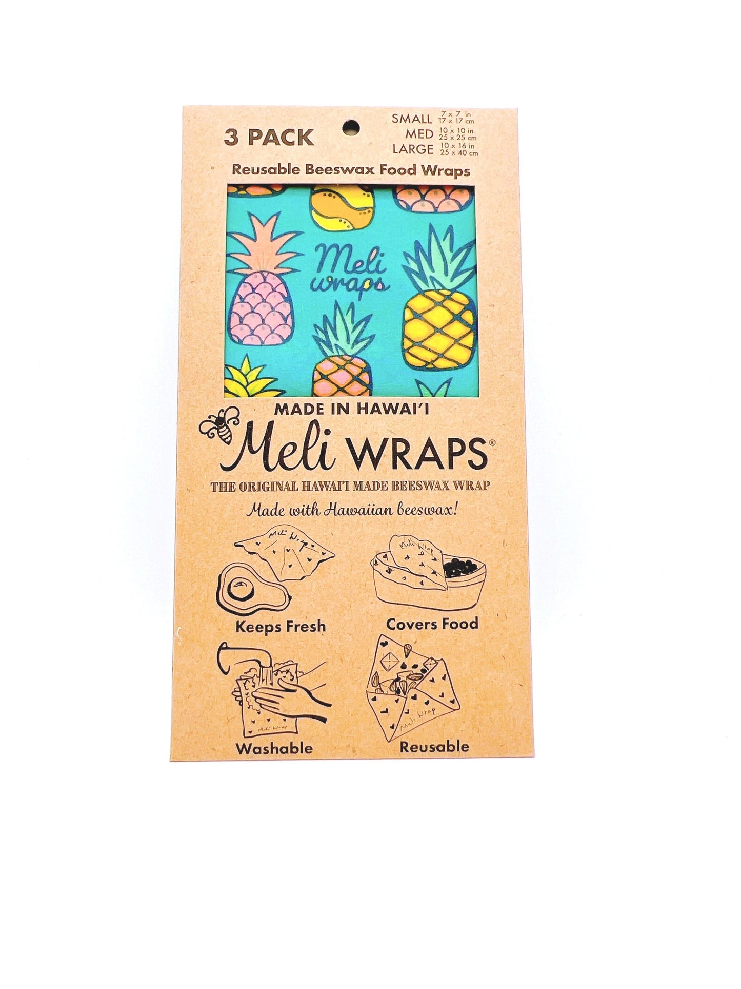 Reusable, eco-friendly beeswax wraps perfect for covering food and keeping it fresh, reducing the need for single-use plastic.