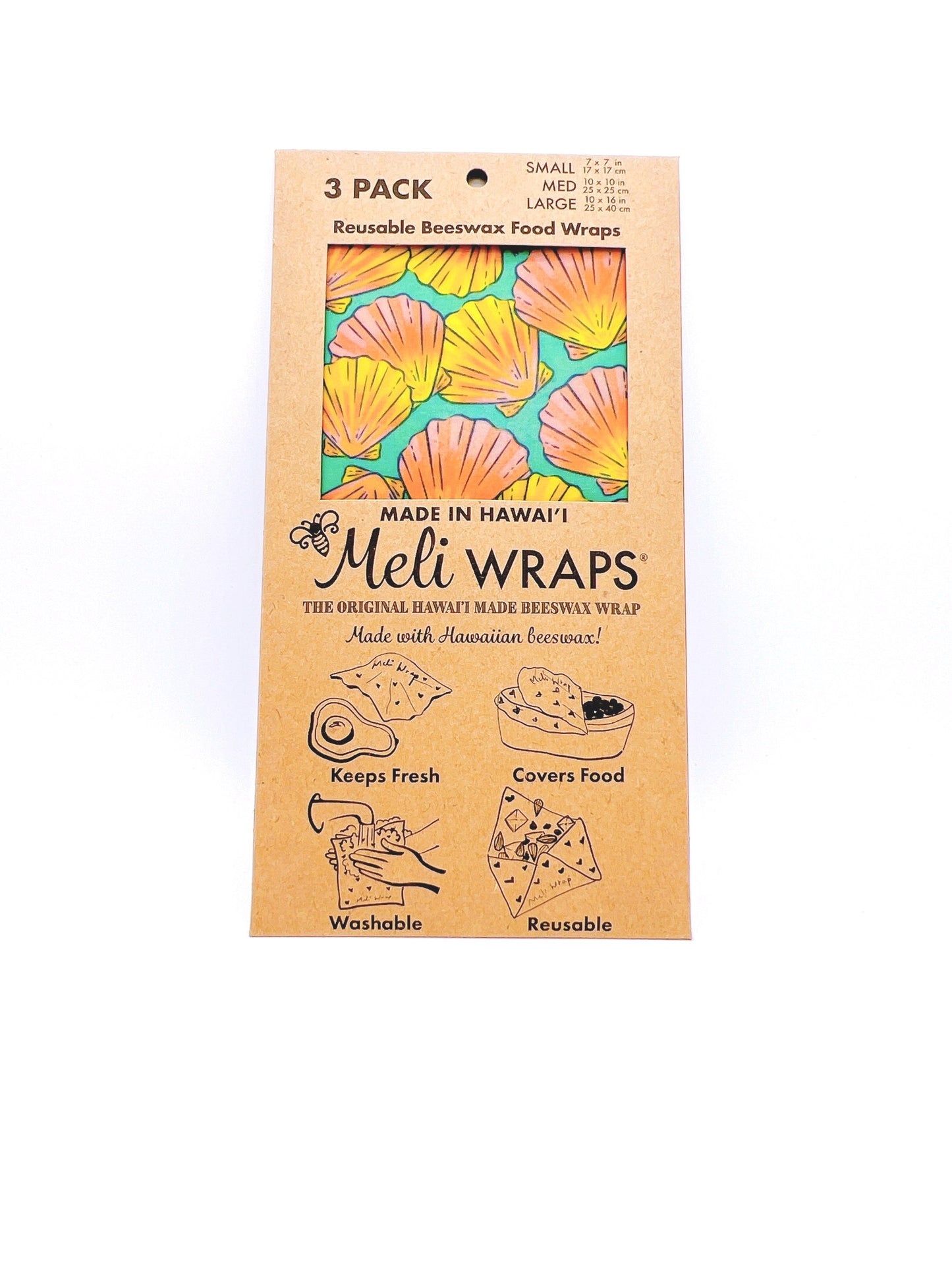 Reusable, eco-friendly beeswax wraps perfect for covering food and keeping it fresh, reducing the need for single-use plastic.