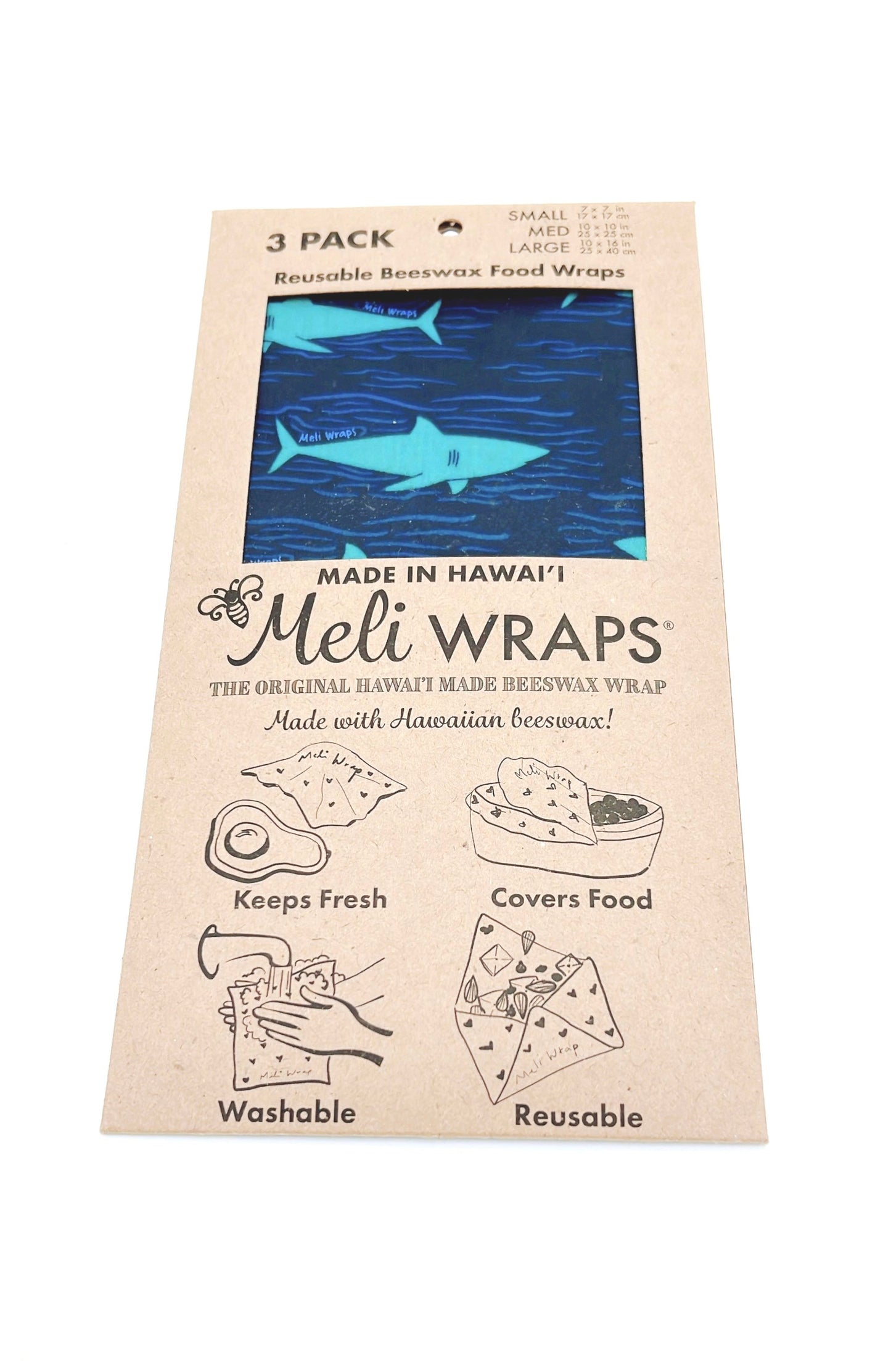 Reusable, eco-friendly beeswax wraps perfect for covering food and keeping it fresh, reducing the need for single-use plastic.