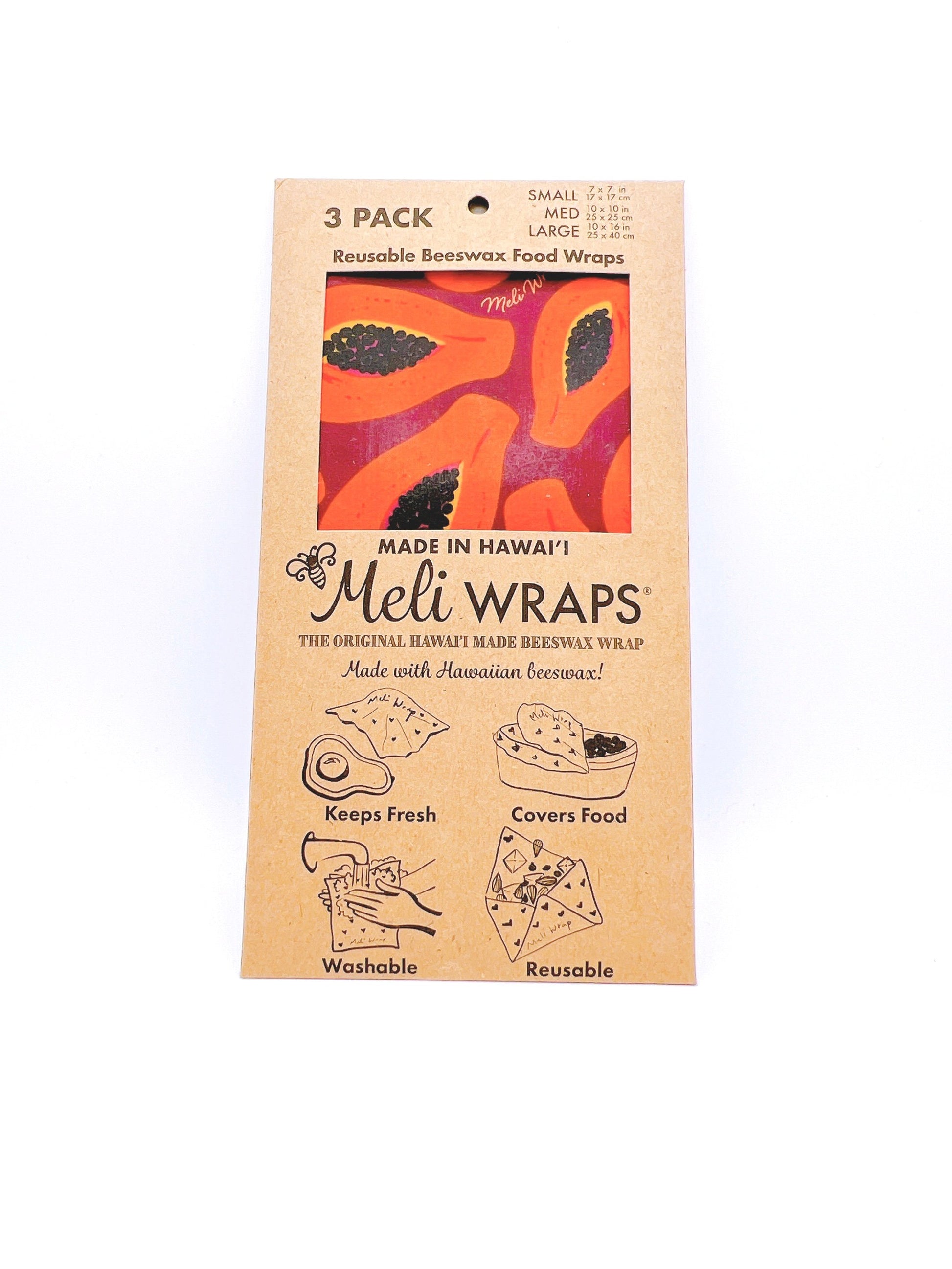 Reusable, eco-friendly beeswax wraps perfect for covering food and keeping it fresh, reducing the need for single-use plastic.