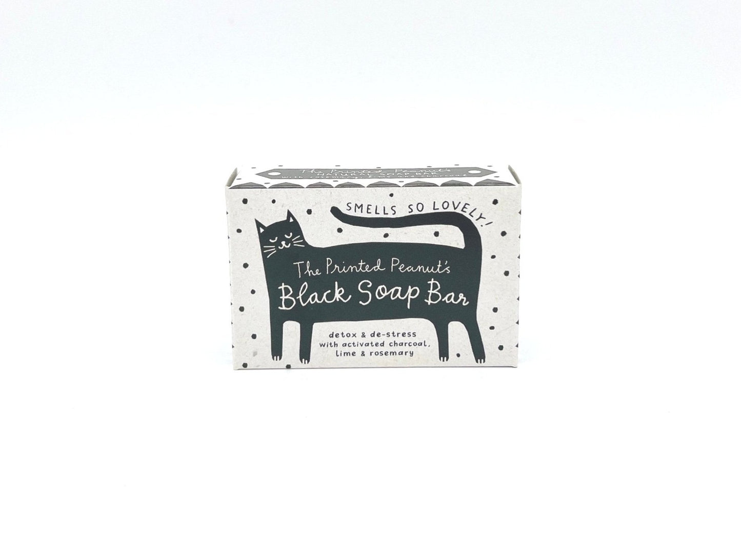 Eco-friendly bar soap with vibrant, printed packaging. Made from natural ingredients for a gentle cleanse.