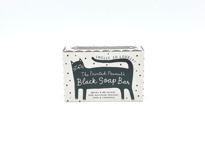 Eco-friendly bar soap with vibrant, printed packaging. Made from natural ingredients for a gentle cleanse.