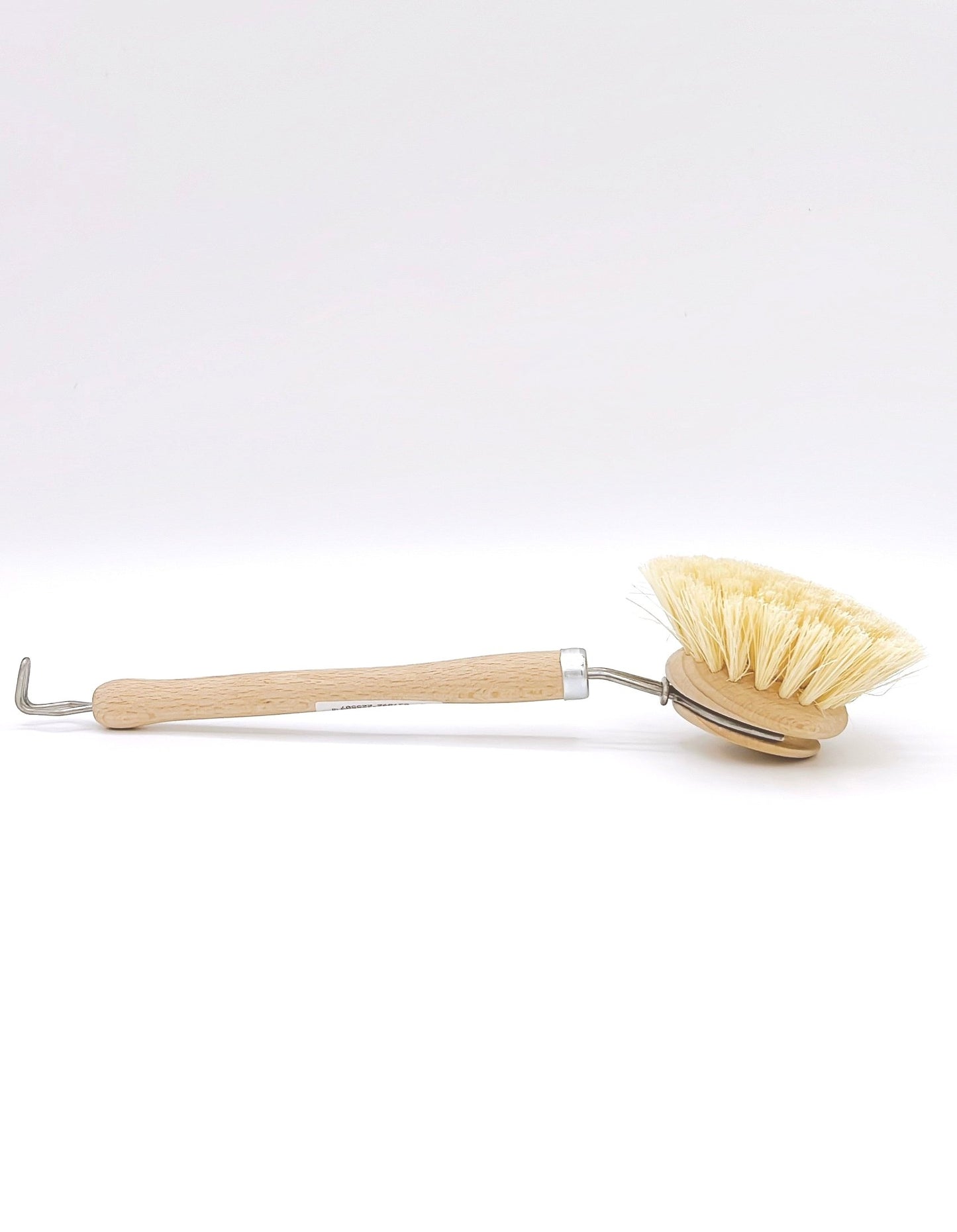 Redecker Dish Wand is an eco-friendly brush with a wooden handle and durable bristles for effective dishwashing and scrubbing.