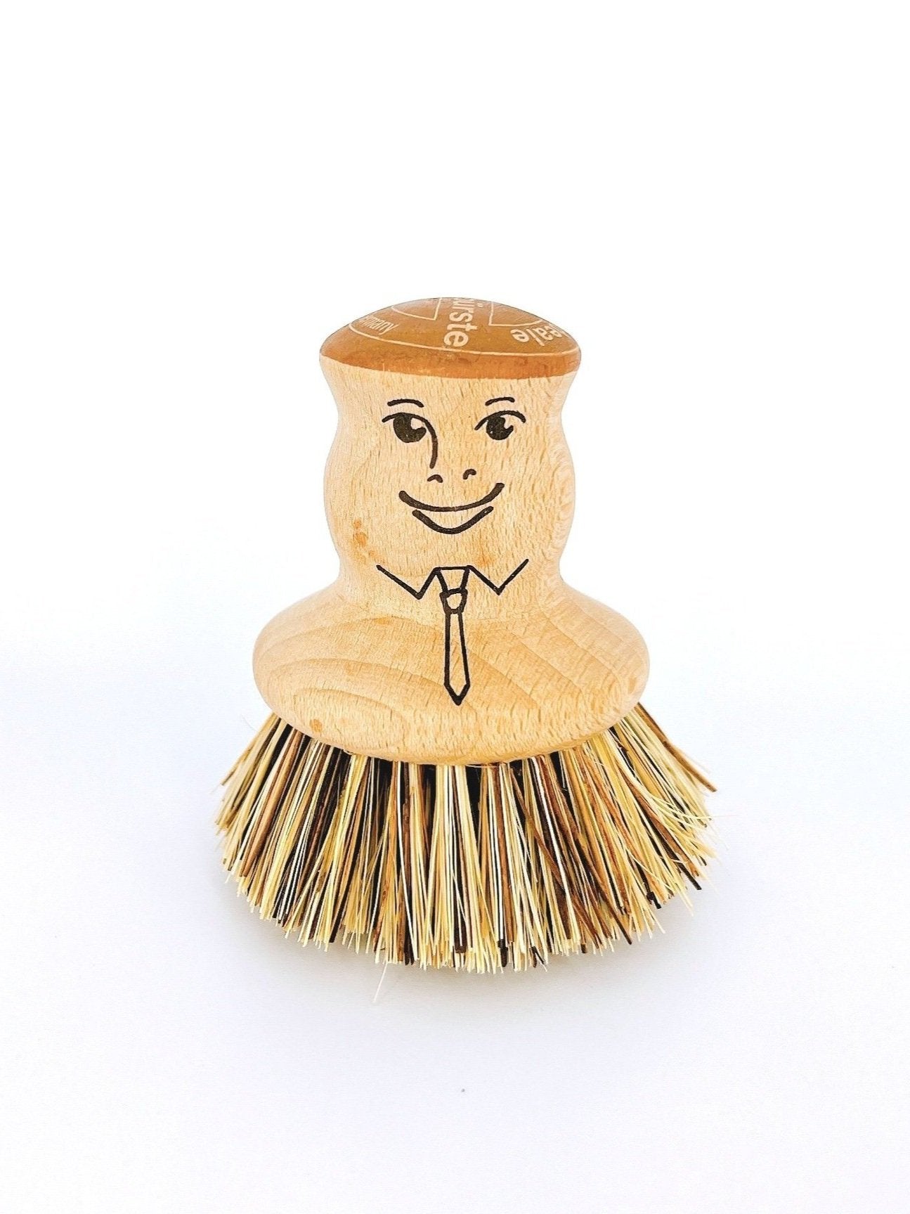 Redecker Pot Brush has durable, natural bristles perfect for scrubbing pots and pans and an ergonomic wooden handle for a comfortable grip.