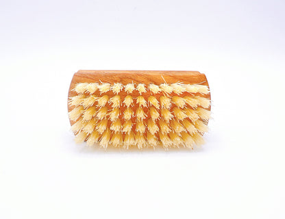 Burstenhaus Redecker Travel Nail Brush – compact, eco-friendly wooden fingernail brush with natural for effective nail cleaning on the go.